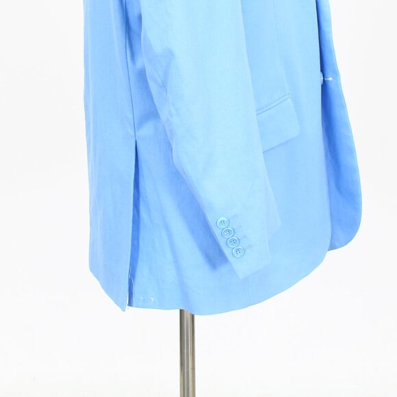 Vinci 42R 36x31 Blue Full Suit 2-Button Solid R597 - Picture 10 of 15